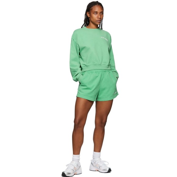 SPORTY & RICH GREEN DISCO SWEATSHIRT  SZE XL - Picture 1 of 8